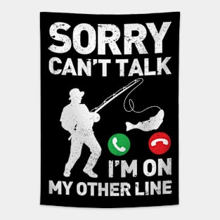 Sorry Can't Talk I'm On My Other Line Tapestry