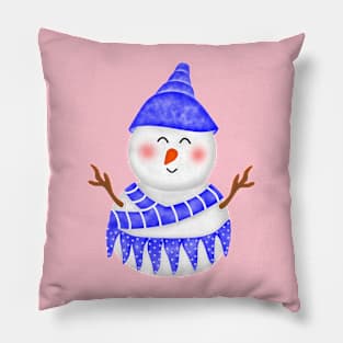 Christmas Snowman Pillow