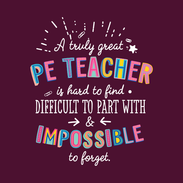 A truly Great PE Teacher Gift - Impossible to forget by BetterManufaktur