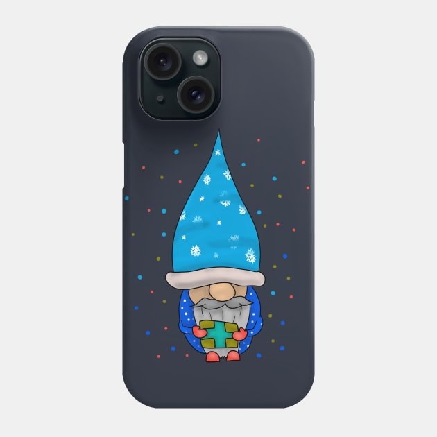 Christmas gnome Phone Case by Antiope