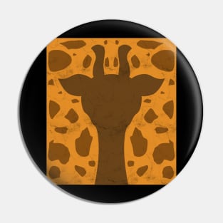 Retro Giraffe Pin