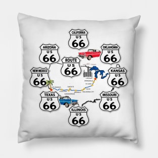 Route 66 - Composite - 3 Pillow