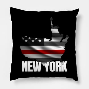 'New York City USA Flag NY' New York City Gift Pillow