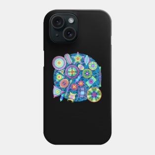 Ernst Haeckel Rainbow Diatoms over Water Phone Case