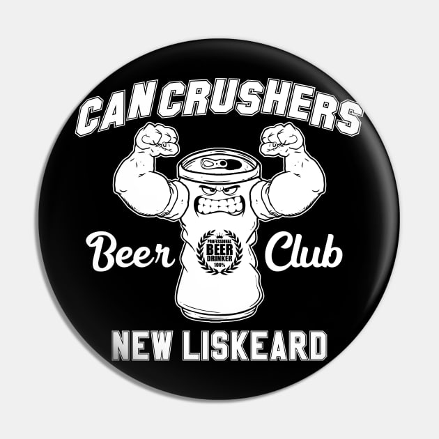 Can Crusher Beer Club (New Liskeard) Pin by GorillaMask