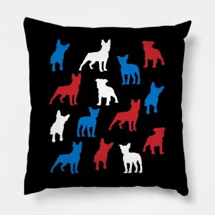 Patriotic Boston Terriers Dog America Flag 4Th Of July Pillow