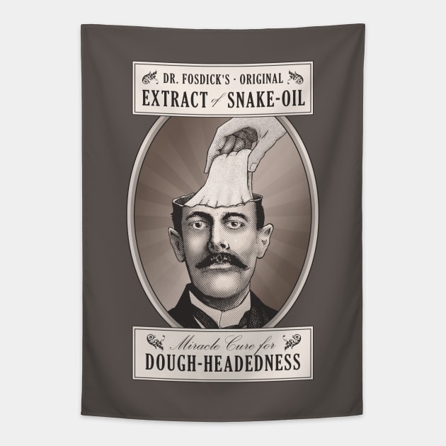 Miracle Cure for Dough-Headedness Tapestry by ranxerox79