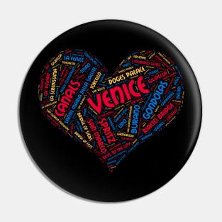 I LOVE VENICE Pin