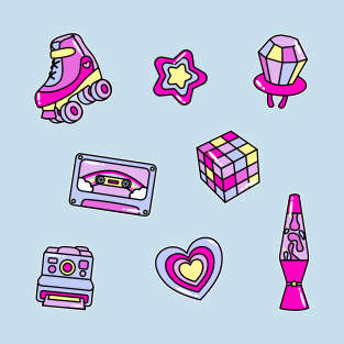 Cute Retro Stickerpack T-Shirt