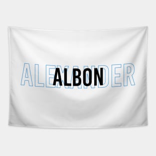 Alexander Albon Driver Name - 2022 Season #3 Tapestry