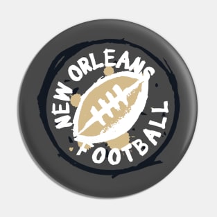 New Orleans Football 02 Pin