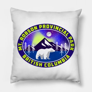 Mount Robson Provincial Park British Columbia Canada Bear Pillow