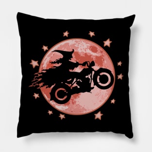 Witchy Biker Pillow