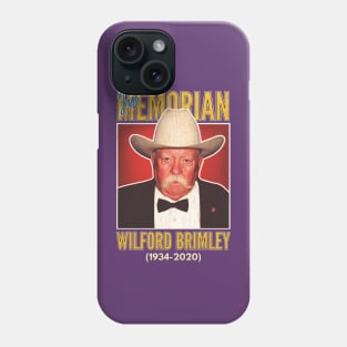 In Memorian Wildord Brimley Vintage Phone Case