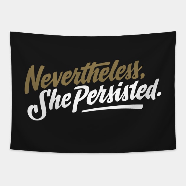 Nevertheless She Persisted Tapestry by vo_maria