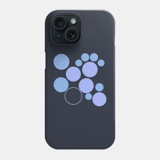 Light purple circles Phone Case