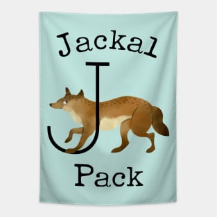 J Is For Jackal Pack Tapestry