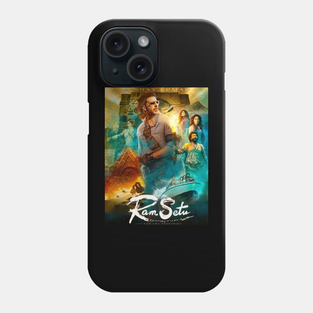 Ram setu Phone Case by SAN ART STUDIO 