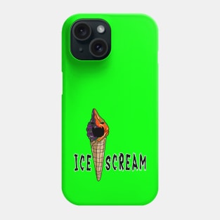 Spooktacular Delight: Ice Scream Halloween Cone Phone Case