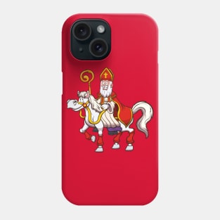 Saint Nicholas On Horse Phone Case