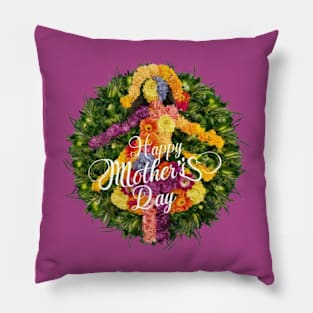 women day floral design Pillow