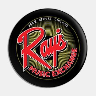 Ray’s Music Exchange Red Variant Pin