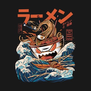 The black Great Ramen T-Shirt