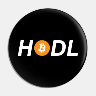 HODL Bitcoin Pin