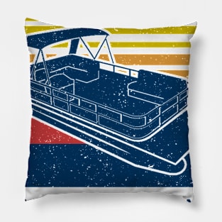 Drinking Pontoon Captain Only More Drunker Pontooning Gift Premium T-Shirt Pillow