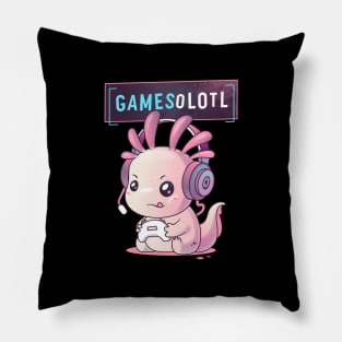 Gamesolotl - Axolotl Gamer Pillow