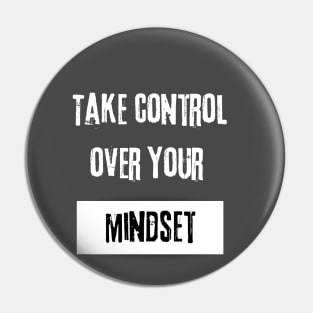 Take Control over Your Mindset Voice Motivational T-Shirt - Enjoy Life! Pin