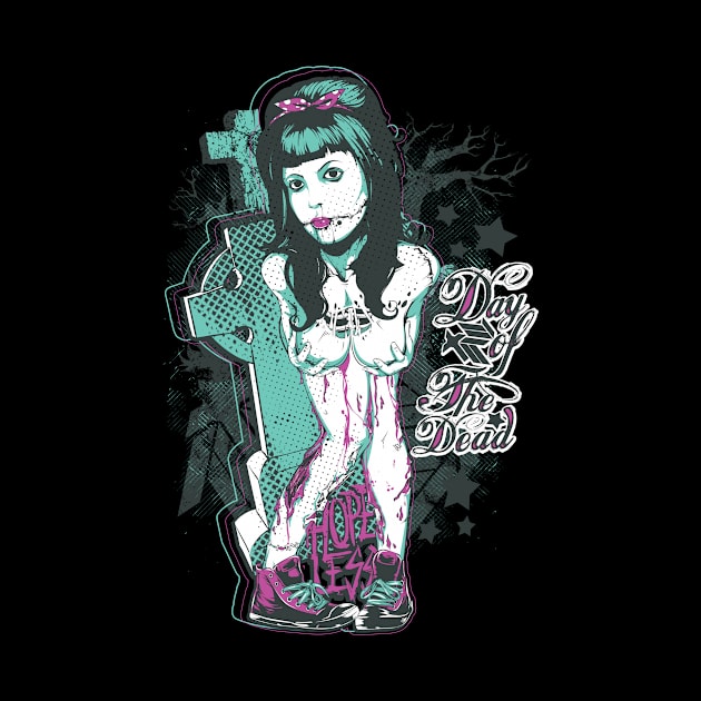 Hopeless Zombie Girl by EllizClothing