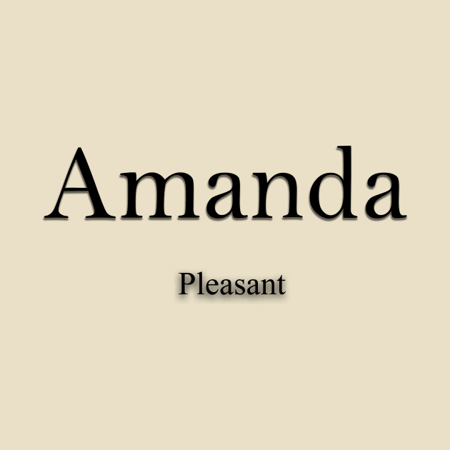 Amanda Name meaning by Demonic cute cat