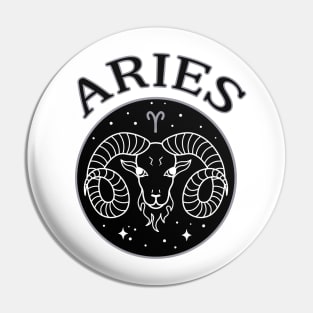 Aries Star Sign Zodiac Horoscope Cheeky Witch® Pin