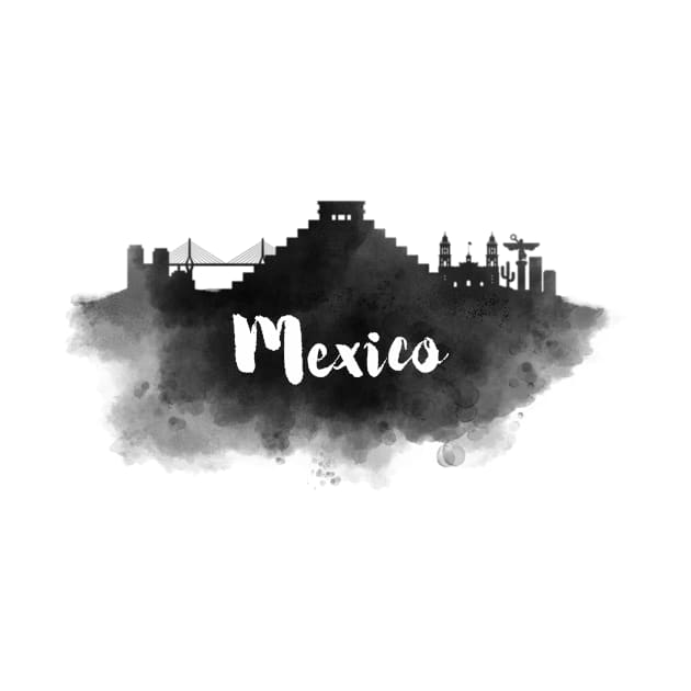 Mexico watercolor by kursatunsal