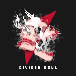 Divided Soul, Grunge Gothic Skull T-Shirt