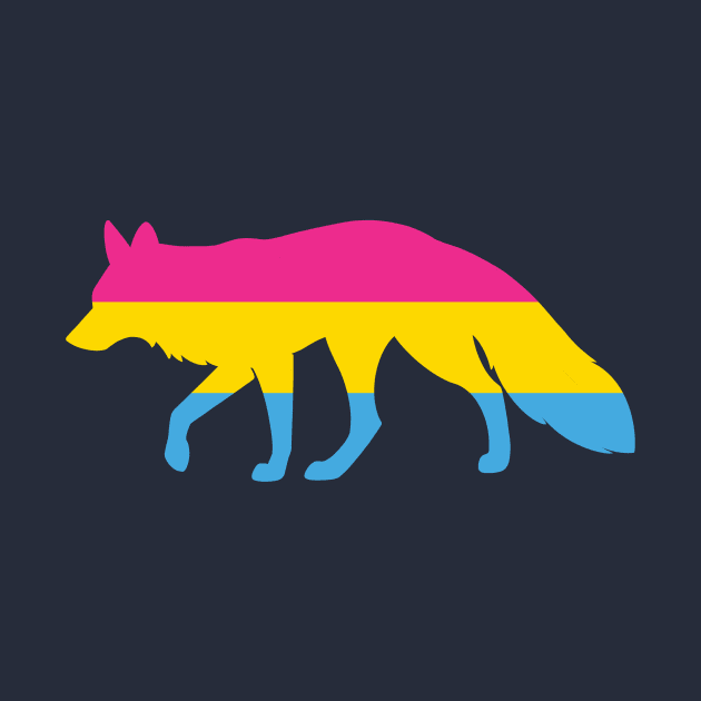 Pride Animals- Pansexual Fox by HeckHound