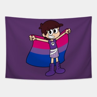 Luna Loud Bi Flag Tapestry