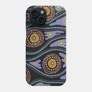 harmonious aboriginal pattern Phone Case