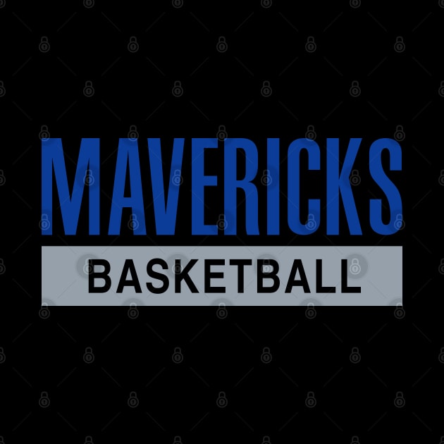 MAVERICKS Basketball by Buff Geeks Art