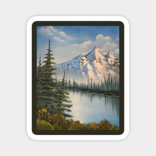 Springtime Mountains Magnet