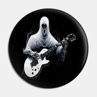 Ghost Guitarist Pin