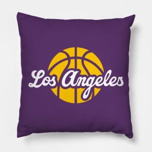 Los Angeles Basketball Pillow