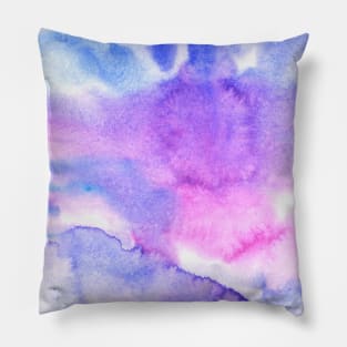 Space watercolor pattern Pillow