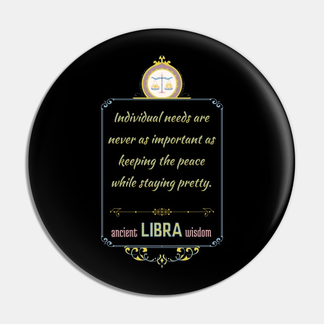 Funny quotes of the star signs: Libra Pin by Ludilac