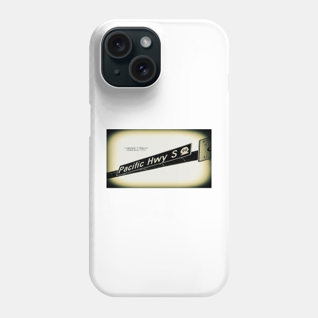 Pacific Highway South, SeaTac, Washington by Mistah Wilson Phone Case by MistahWilson