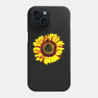 National Flower Ukraine Sunflower Yellow Aesthetic Grunge Pattern Phone Case