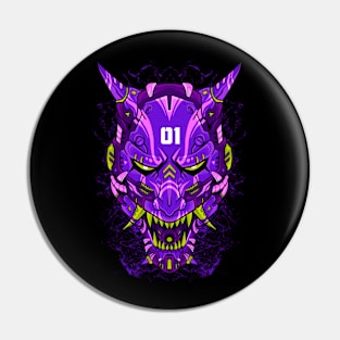 oni mask 01 Pin