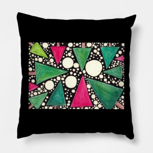 Winter Forest - Christmas Themed Starry Night Pillow