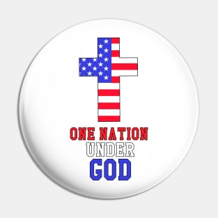 One Nation Under God Pin